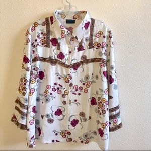 Flowery Blouse